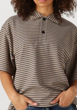 SECOND FEMALE e t-shirt norman ss polo bruin New