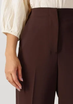 SECOND FEMALE e wijde broek fique classic trousers bruin Online