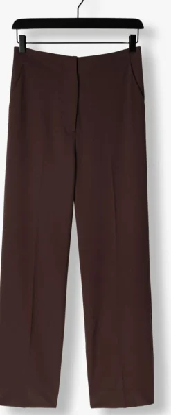 SECOND FEMALE e wijde broek fique classic trousers bruin Online
