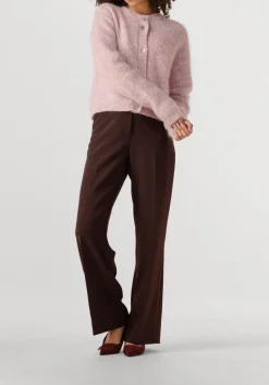 SECOND FEMALE e wijde broek fique classic trousers bruin Online