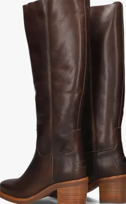 SHABBIES e hoge laarzen puk tuba bruin