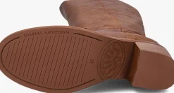 SHABBIES e hoge laarzen puk tuba bruin Online