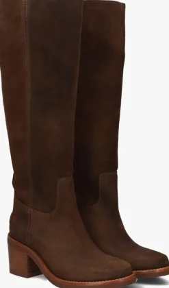 SHABBIES e hoge laarzen puk tuba bruin Online