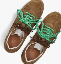 SHABBIES e lage sneakers april mina bruin New