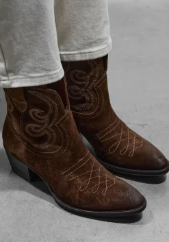 STEFANO LAURAN e enkellaarsjes 702-12 bruin Discount