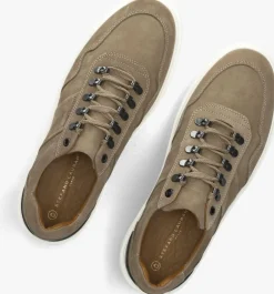 STEFANO LAURAN e lage sneakers star 003 bruin Sale