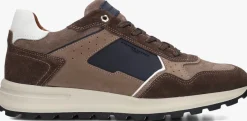 STEFANO LAURAN e lage sneakers star 005 bruin Online