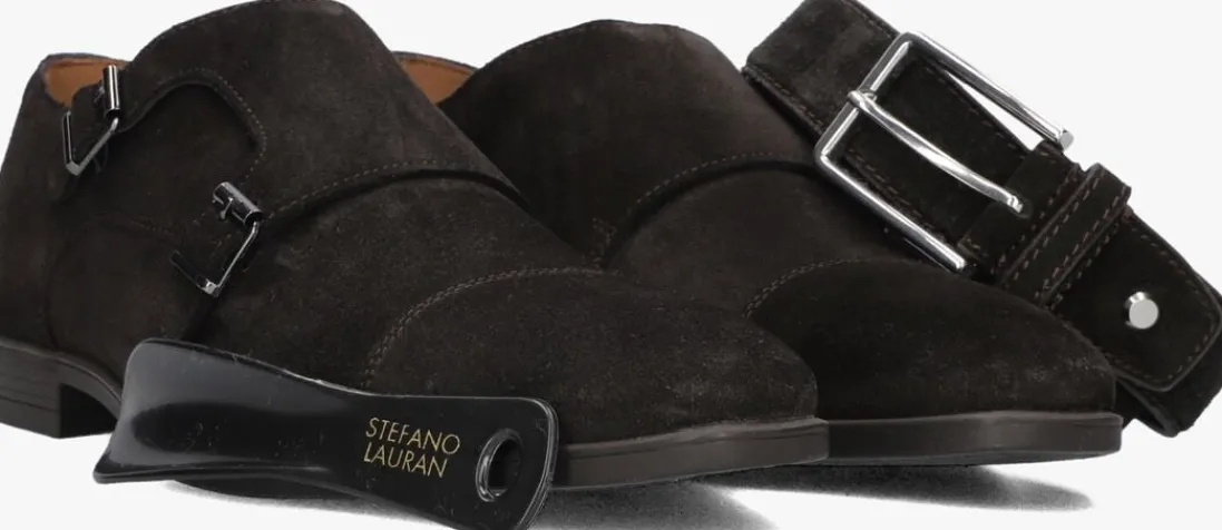 STEFANO LAURAN e nette schoenen gesp bruin Outlet
