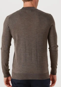 STEFANO LAURAN e trui turtle bruin Best