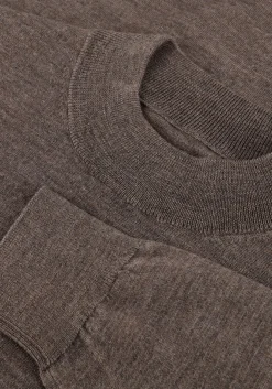 STEFANO LAURAN e trui turtle bruin Best