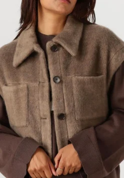 STUDIO AR e bodywarmer plume bruin Clearance