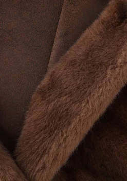 STUDIO AR e faux fur jas olena bruin Sale