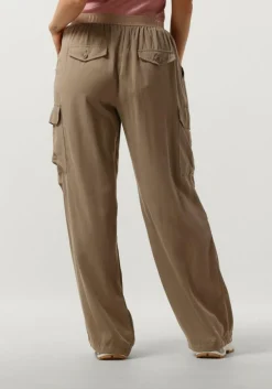 SUMMUM e cargobroeken trousers cargo tencel bruin