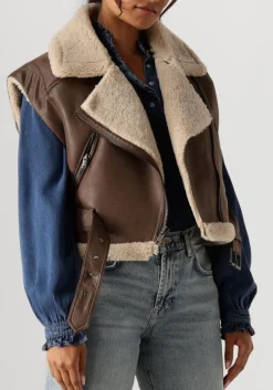 SUMMUM e gilet gilet lammy bruin Online