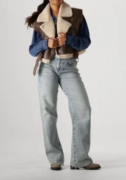 SUMMUM e gilet gilet lammy bruin Online