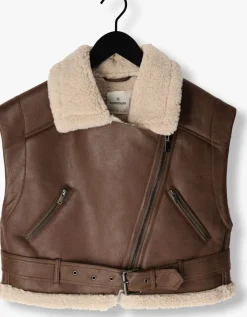 SUMMUM e gilet gilet lammy bruin Online