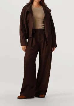 SUNCOO e wijde broek jio bruin Hot