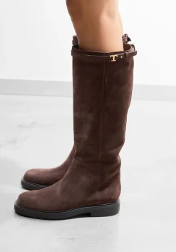 TOD'S e hoge laarzen xxw20l0jm50 bruin Discount