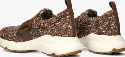 TOD'S e lage sneakers knit sneaker bruin Clearance