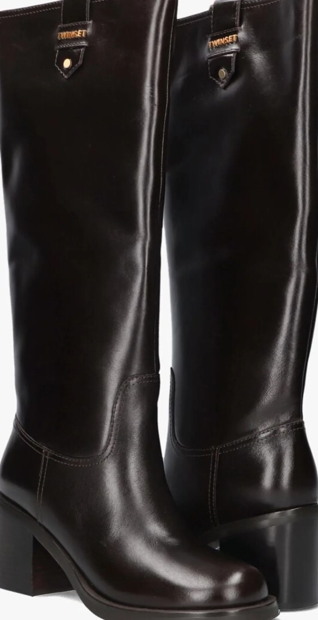 TWINSET MILANO e hoge laarzen 252tcp080 bruin Outlet