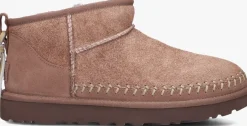 UGG e vachtlaarzen w classic ultra mini biarritz bruin Discount