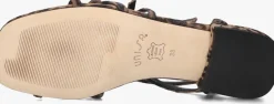 UNISA e platte sandalen chisun bruin Online