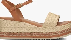 UNISA e sandalen met hak kebec bruin Clearance