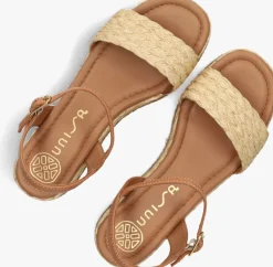UNISA e sandalen met hak kebec bruin Clearance
