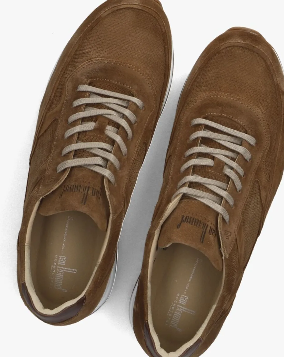 VAN BOMMEL e lage sneakers sbm-10020 libra bruin Outlet