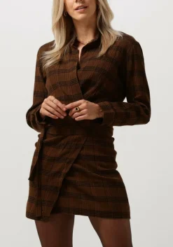 VANESSA BRUNO e mini jurk blandine bruin Best