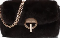 VANESSA BRUNO e schoudertas moon moyen bruin New