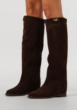 VIA ROMA 15 e hoge laarzen santa monica 3807 bruin Clearance