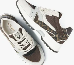 VIA VAI e lage sneakers danae vicky bruin Sale