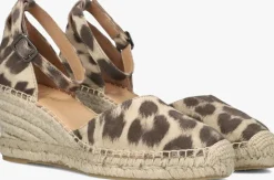 VIA VAI e sandalen met hak flora braid bruin Outlet