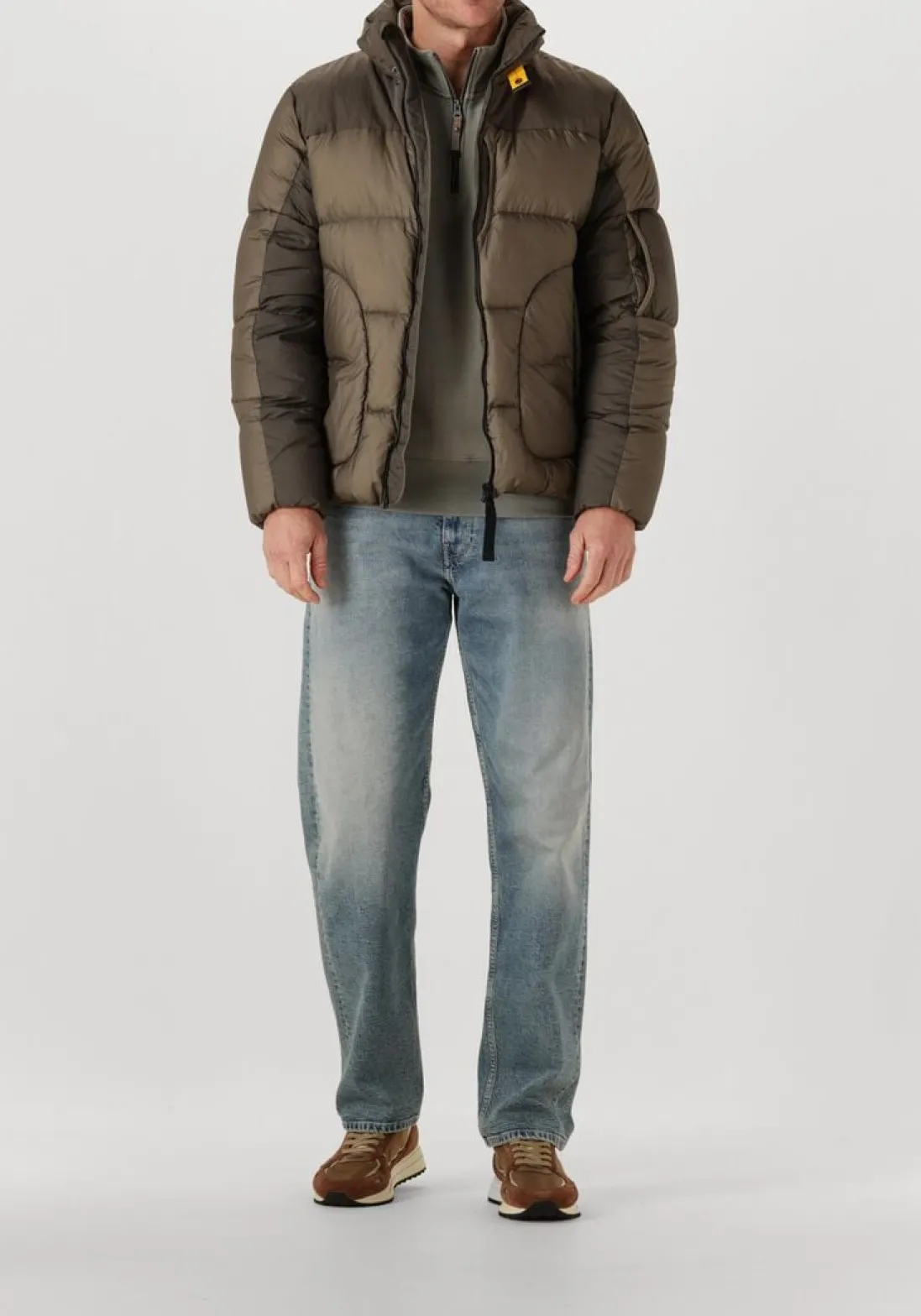 WOOLRICH e lage sneakers retro sneaker man camoscio bruin