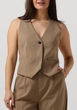 COPENHAGEN MUSE gilet cmtailor-waistcoat camel Clearance