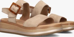 GABOR platte sandalen 744.4 camel Online