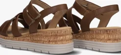 GABOR sandalen met hak 702.2 camel Outlet