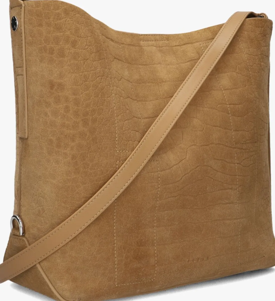 HOGAN schoudertas hobo media camel