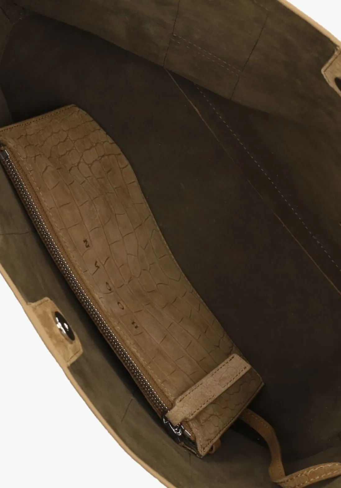 HOGAN schoudertas hobo media camel