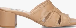 NOTRE-V sandalen met hak 42252/g camel Clearance