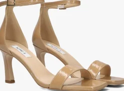 NOTRE-V sandalen met hak 86605 camel Outlet