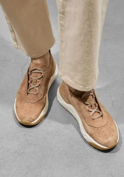 SANTONI lage sneakers sue runner camel Clearance