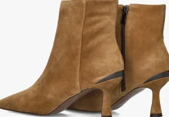 STEFANO LAURAN enkellaarsjes botin camel Outlet