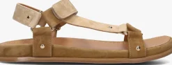 STEFANO LAURAN platte sandalen 89863 1660 camel Discount