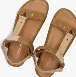 STEFANO LAURAN platte sandalen 89863 1660 camel Discount