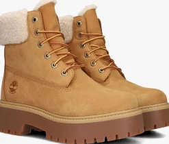 TIMBERLAND veterboots stone street mid warm lined waterproof camel Discount