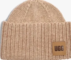 UGG handschoenen knit beanie and glove set camel Sale