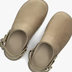 UGG slippers w goldenstar villa clog camel