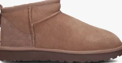 UGG vachtlaarzen w classic ultra mini camel New